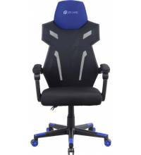 Кресло игровое Оклик 111G черный/синий сиденье черный сетка/ткань с подголов. крестов. пластик черный