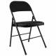 Стул складной  "Golf Plus CF-003 КОМФОРТ", чёрный каркас, чёрная ткань, 532889. Фото товара с разных ракурсов.